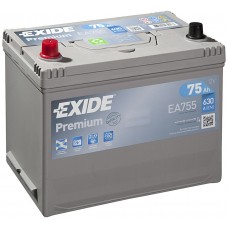 EXIDE Premium 75Ah CCA 630EN EA755